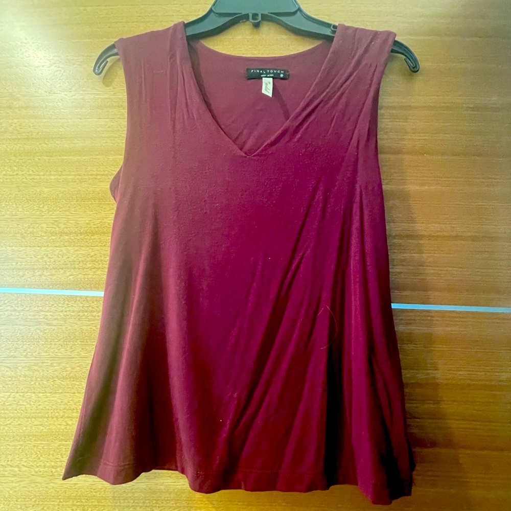 Vibrant lovely purple versatile tank top bought in Napa boutique. Barely worn.